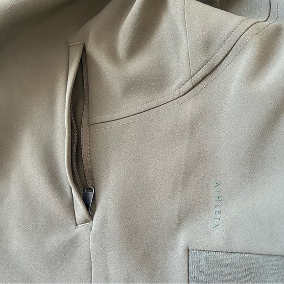 Athleta Olive Green Bomber Jacket - Picture 9 of 11